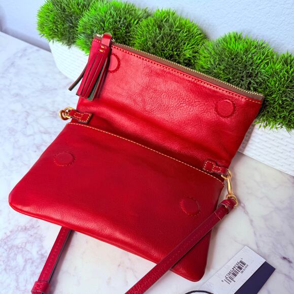 Dooney and Bourke Florentine Foldover Zip Crossbody - Picture 5 of 10